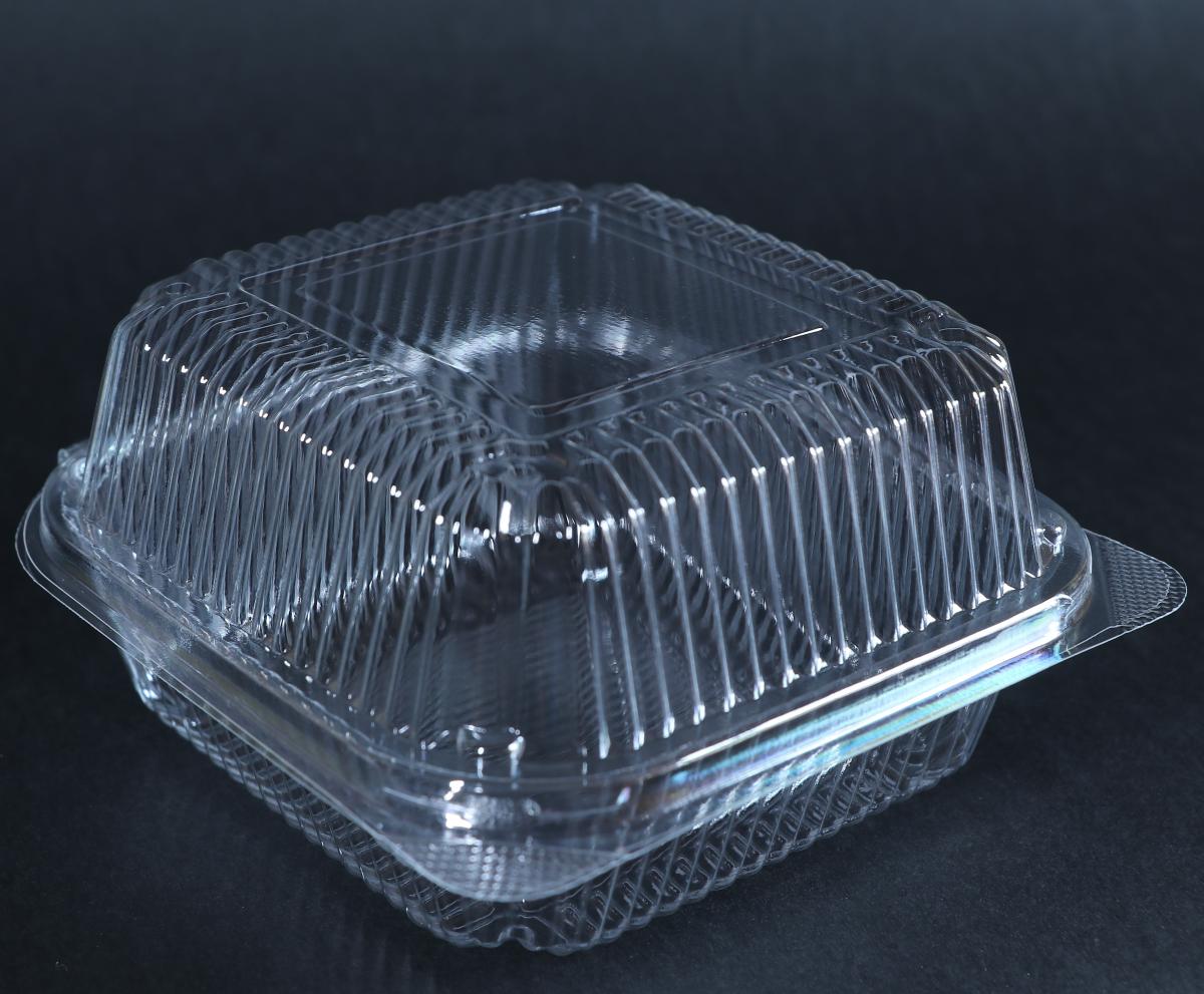 透明漢堡盒 L019